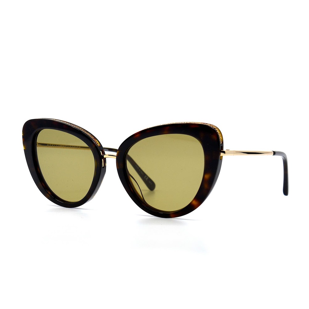 STELLA McCARTNEY SC0189s HAVANA GOLD AUTHENTIC SUNGLASSES - Picture 3 of 10
